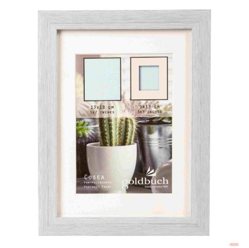 Bild von Kunststoffrahmen für 1 Foto Bildformat 13x18/9x13cm, Cosea grey - VE 3