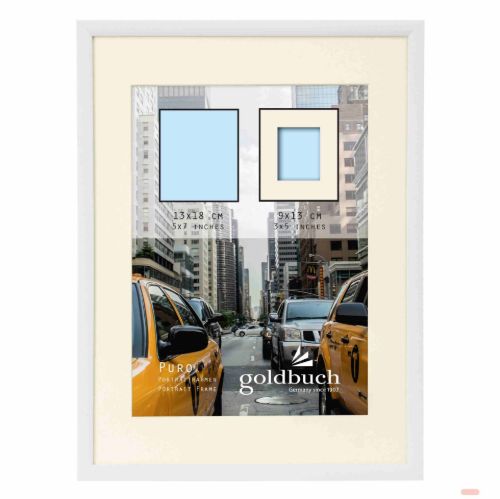 Bild von Kunststoffrahmen für 1 Foto Bildformat 13x18/9x13cm, Puro white - VE 3