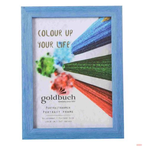 Bild von Kunststoffrahmen für 1 Foto Bildformat 13x18cm, Color up blau - VE 3