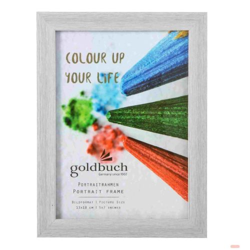 Bild von Kunststoffrahmen für 1 Foto Bildformat 13x18cm, Color up grau - VE 3