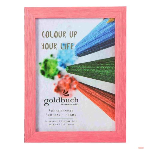 Bild von Kunststoffrahmen für 1 Foto Bildformat 13x18cm, Color up rot - VE 3