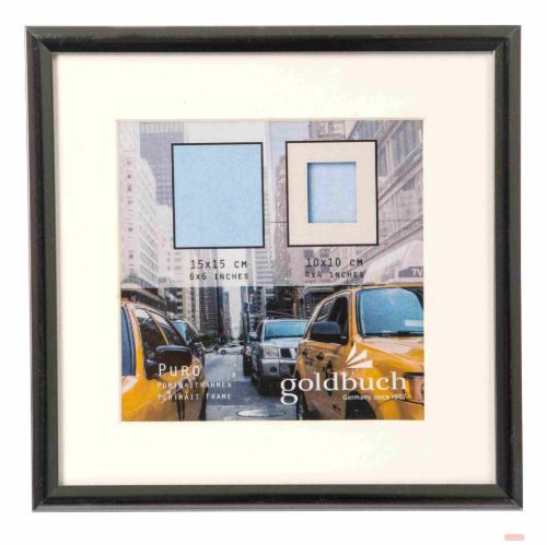 Bild von Kunststoffrahmen für 1 Foto Bildformat 15x15/10x10cm, Puro grey - VE 3