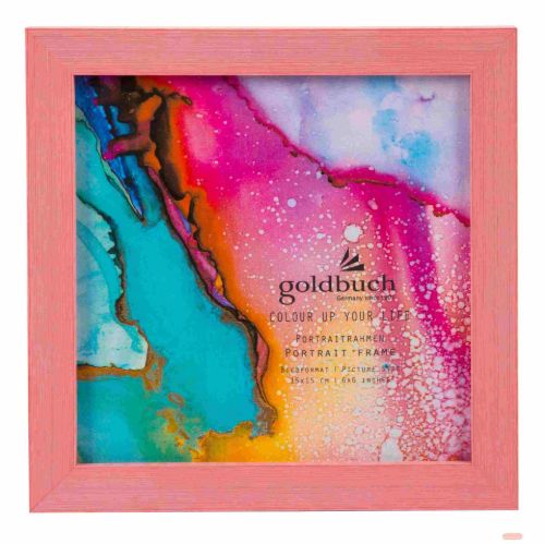 Bild von Kunststoffrahmen für 1 Foto Bildformat 15x15cm, Color up rot - VE 3