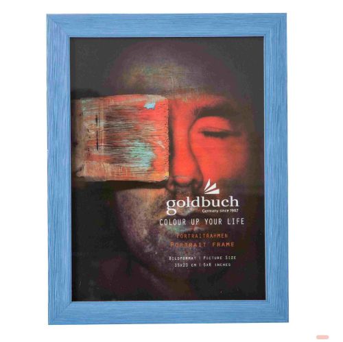 Bild von Kunststoffrahmen für 1 Foto Bildformat 15x20cm, Color up blau - VE 3