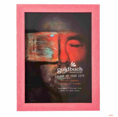 Bild von Kunststoffrahmen für 1 Foto Bildformat 15x20cm, Color up rot - VE 3