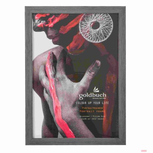 Bild von Kunststoffrahmen für 1 Foto Bildformat 21x30cm, Color up dark grey - VE 3