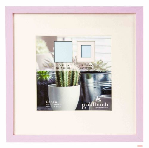 Bild von Kunststoffrahmen für 1 Foto Bildformat 30x30/18x18cm, Cosea light purple - VE 3
