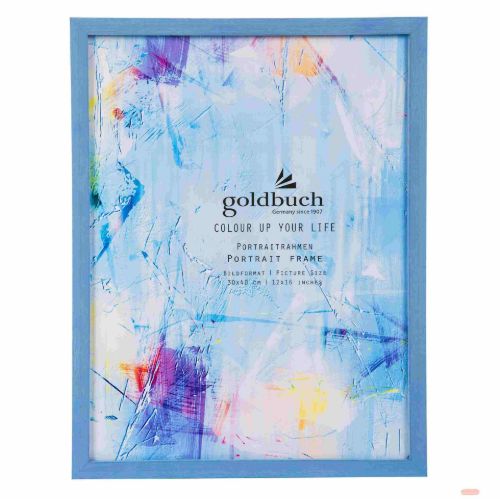 Bild von Kunststoffrahmen für 1 Foto Bildformat 30x40cm, Color up blau