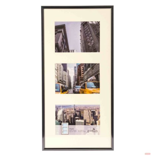 Bild von Kunststoffrahmen für 3 Fotos Bildformat 10x15cm, Puro grey - VE 3