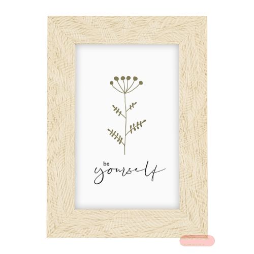 Bild von Kunststoffrahmen für Bildformat 10x15cm, Florina beige - VE 3