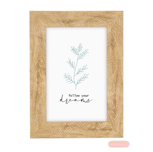 Bild von Kunststoffrahmen für Bildformat 10x15cm, Florina brown - VE 3