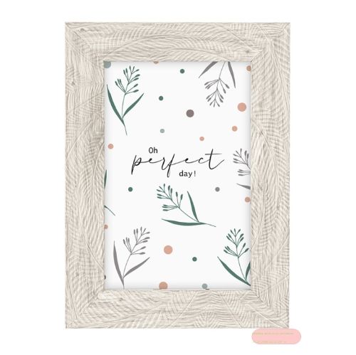 Bild von Kunststoffrahmen für Bildformat 10x15cm, Florina grey - VE 3