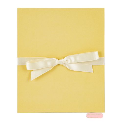 Bild von Leporello schwarze Seiten für 10 Fotos 13x18cm, Hanf-Papier, Sunlight gelb