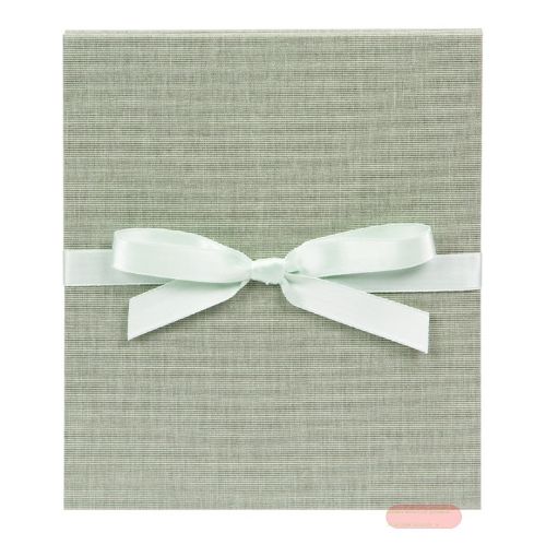 Bild von Leporello weisse Seiten für 10 Fotos 13x18cm, Summertime sage green - VE 4