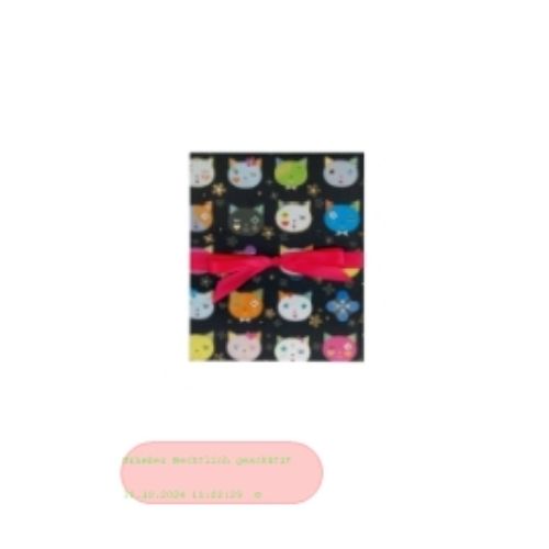 Bild von Leporellomappe Cats black, 15,5x19cm