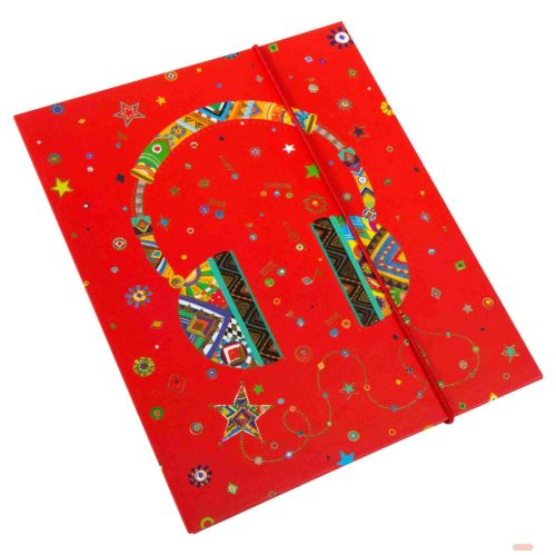 Bild von Leporellomappe für 10 Fotos 13x18cm, 15,5x19cm, Generation Y Headphone