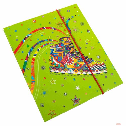 Bild von Leporellomappe für 10 Fotos 13x18cm, 15,5x19cm, Generation Y Sneaker