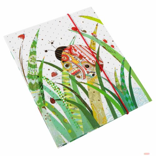 Bild von Leporellomappe für 10 Fotos 13x18cm, 15,5x19cm, In my backyard - lady bug