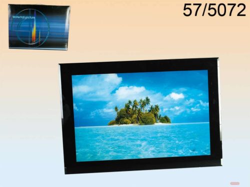 Bild von Leuchtbild "Caribbean Island" 3D, ca.65x45cm MIT STECKERADAPTER