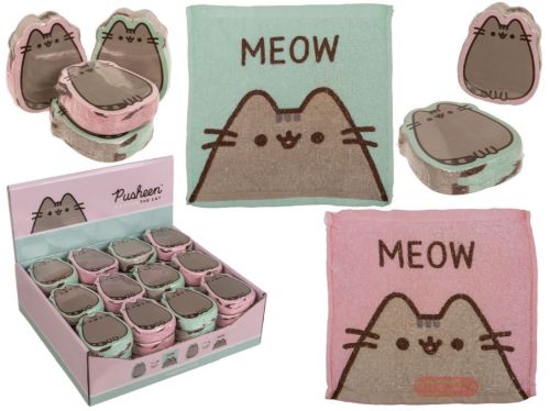 Bild von Magic Towel Pusheen aus 60% Polyester/40%BW, 30x30cm, 2-fach ass., Display - VE 48