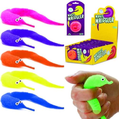 Bild von MAGIC WRIGGLER, magischer Wurm gemischt, Blisterverpackung, Display - VE 24