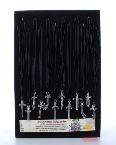 Bild von Magische Schwerter am verstellbaren Baumwollband, mit Display - VE 24