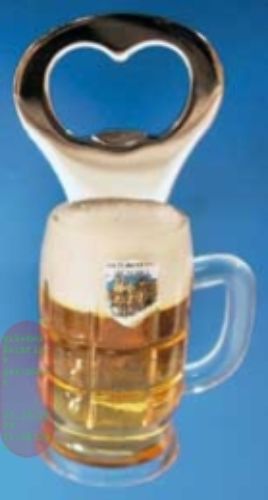 Bild von Magnet/Flaschenöffner Masskrugform mit Kleinwappen - VE 24