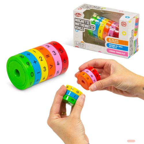 Bild von MAGNETIC MATHEMATIC RINGS, Set magnetisch zum zählen lernen, Einzelverpackung - VE 10