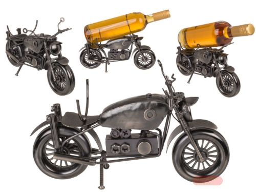 Bild von Metall-Flaschenhalter, ca.30x18cm, Motorrad IV - VE 3