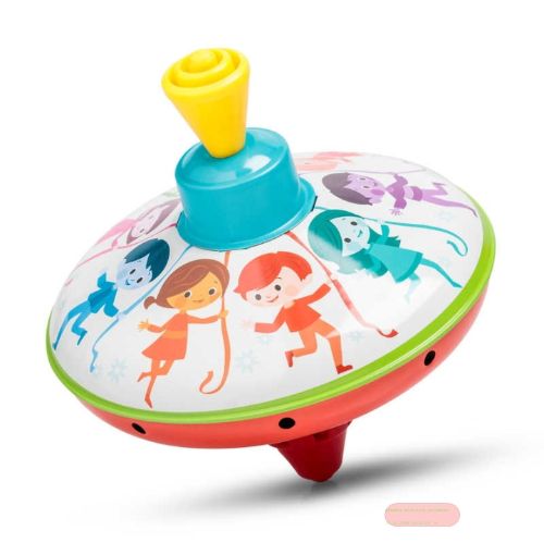Bild von LITTLE CLASSIC TIN TOP, Kreisel aus Blech, ca.12,5cm, in Box - VE 6