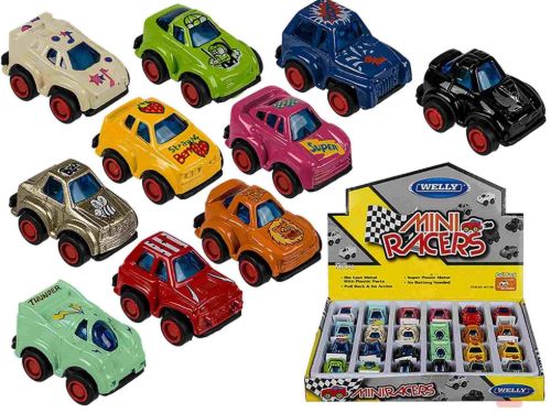 Bild von Mini-Rennwagen m. Rückziehmotor, Display - VE 24