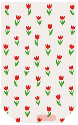 Bild von MINITULIPS ROT,Klarsichtbeutel mit Verschlussclips, 115x190mm (10er- Sets)- VE 12 (Sets)