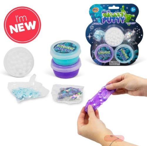 Bild von MIX IT GALAXY PUTTY, Bastelset Schleim, Blisterverpackung - VE 12
