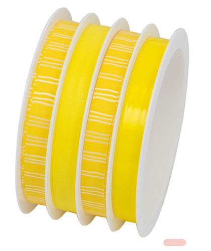 Bild von Multispule, Polyband auf Spule 10mm x 16m , gelb - VE 6