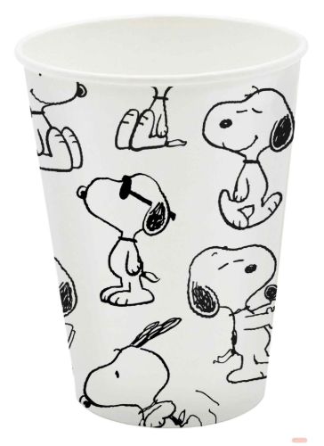 Bild von Pappbecher 0,2l, Karton, 10er Set, Snoopy Infinty Becher - VE 12