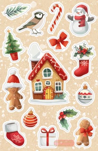 Bild von MY LITTLE HOUSE, 4 Blatt 8,8x13,5cm von Stickers pro Packung - VE 10 (Pack)