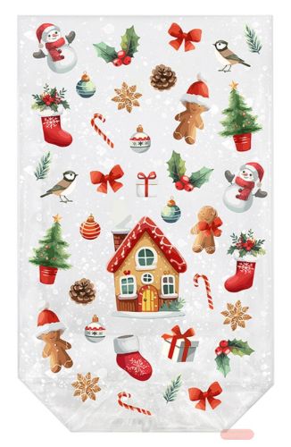 Bild von MY LITTLE HOUSE, Klarsichtbeutel bedr.&clips,14,5x23,5cm (10er- Sets) - VE 12 (Sets)