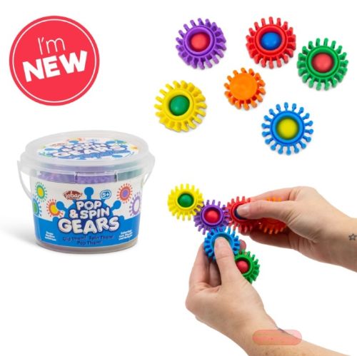 Bild von POP & SPIN GEARS, gemischt in Box, ca.12cm, Dose - VE 12