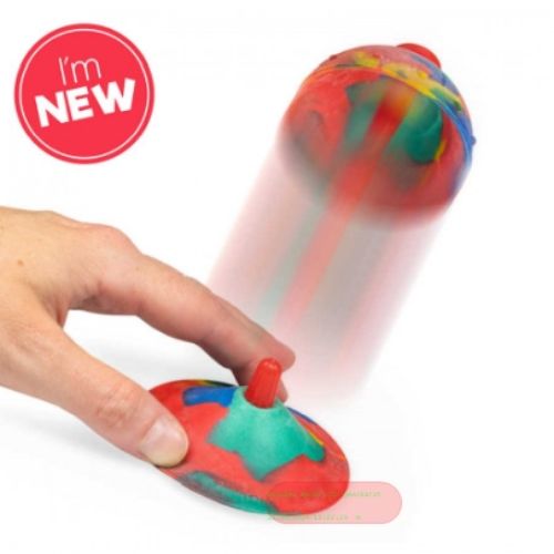 Bild von POP AND HOP SPINNER, Springkreisel, ca.5cm, Blisterverpackung, Display - VE 12