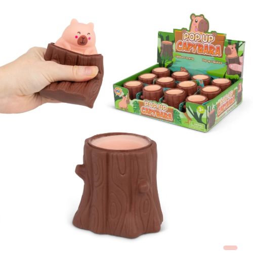 Bild von POP UP SQUEEZY CAPYBARA, Wasserschwein, ca.6cm, Display - VE 12