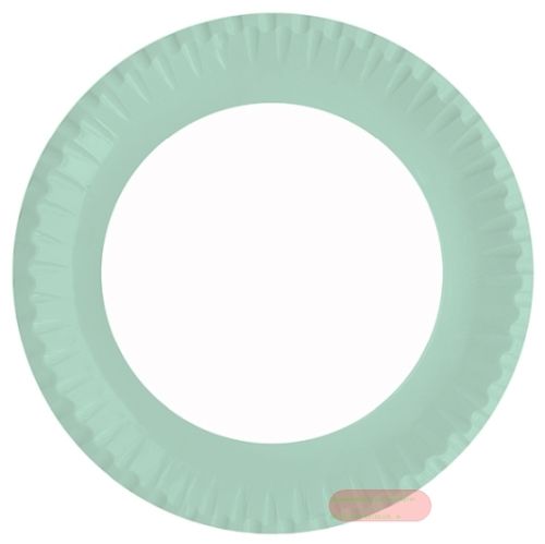 Bild von Pappteller 23cm, Karton, 10er Set, By Nature Frischfaser Colours mint - VE 10