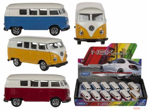 Bild von Metall-Bus VW T1 1963, ca.7,5cm, 3-fach ass. im Display - VE 12