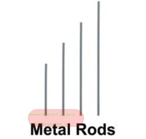 Bild von Metallstange 125cm für Garten-/Dekokeramik - VE 12