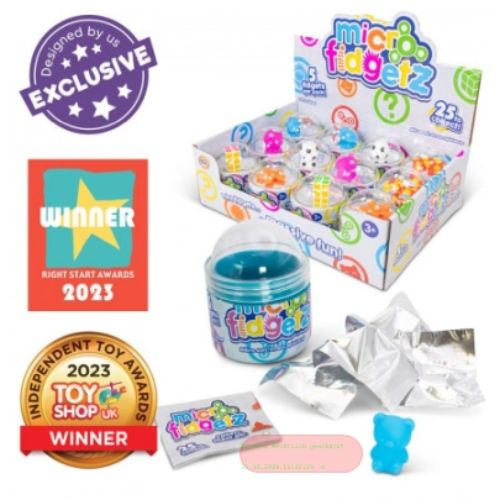 Bild von MICRO FIDGETZ, mehrfarbig gemischt im Ei, Display - VE 12