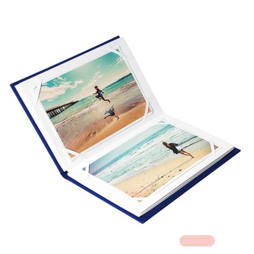 Bild von Mini Click Album für 14 Fotos bis 10x15cm, Leinen, Bella Vista blau - VE 4