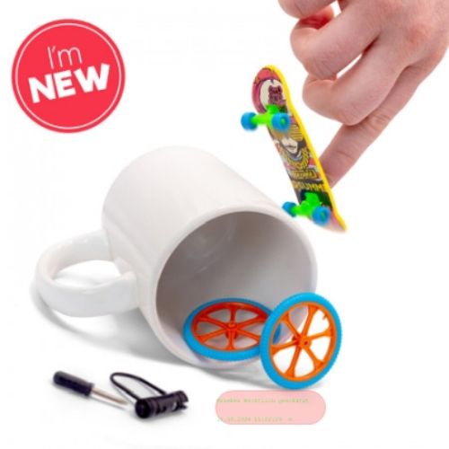 Bild von MINI SKATEBOARDS BOARD AND BIKE, gemischt, ca.7cm, Headercard - VE 12