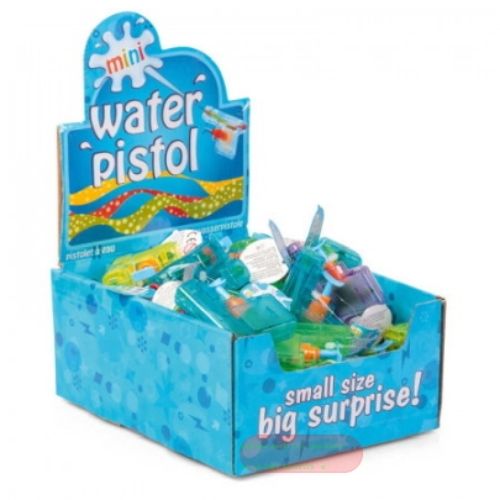 Bild von MINI WATER PISTOL (TOY), Wasserspielzeugpistolen 7cm, Display - VE 36