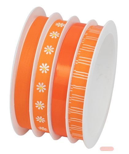 Bild von Multispule, Polyband auf Spule 10mm x 16m , orange - VE 6