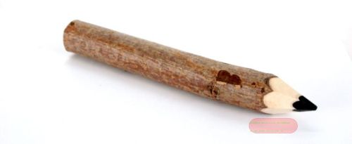 Bild von Nachfüllpack Holzstifte klein, schwarz - VE 24