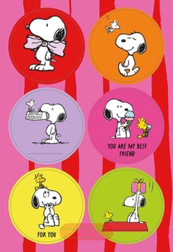Bild von Neon Snoopy Sticker, Stickers diverse (4 Blatt/Pack) - VE 10 (Pack)